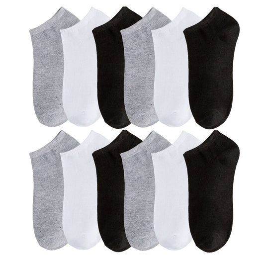 10 pairs/Lot Men Ankle Socks Breathable Comfortable Cotton White Grey Black Solid Boat Sock for Male Wholesale Price-Vigor X