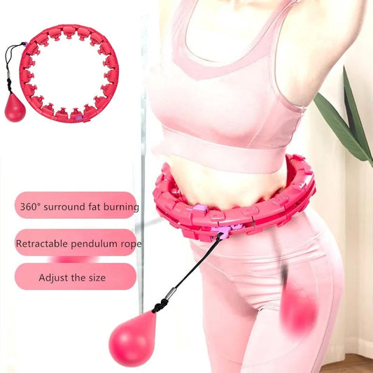 Adjustable Smart Hoop for Home Fitness: Your Ultimate Waist Training Solution-Vigor X